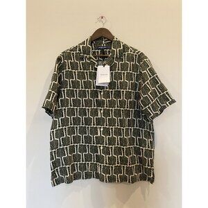 Frescobol Carioca NWT Men’s Tropical Short Sleeve Button Down Shirt Size M